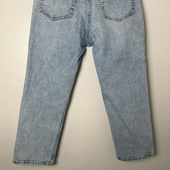 Abercrombie & Fitch Womens The Ankle Straight Ultra Hi Rise Jeans Blue Sz 30/10s - Picture 13 of 16
